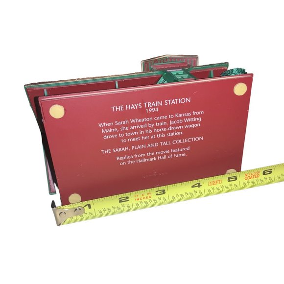 Hallmark Sarah Plain and Tall Hays Train Station House Building - Picture 13 of 15